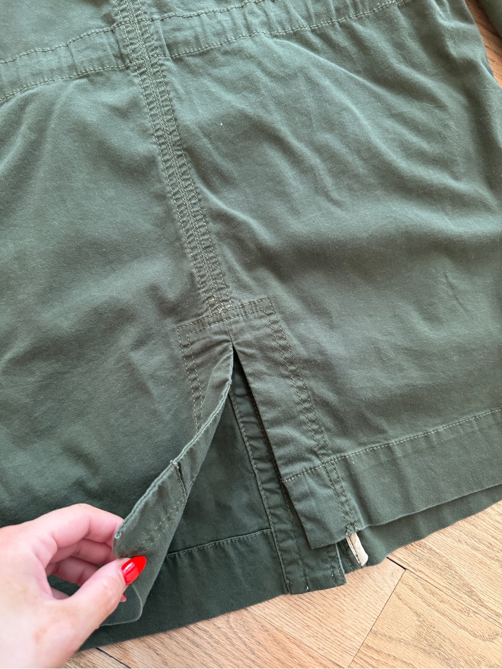 CABI Olive Green Utility Field Military Jacket Medium - Picture 6 of 10